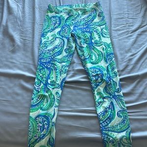 Green And Blue Lilly Pulitzer Leggings